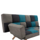 Καναπεσ κρεβατι multicolor 3θεσιοσ hm3167.11 182χ80χ88υ εκ. **