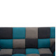 Καναπεσ κρεβατι multicolor 3θεσιοσ hm3167.11 182χ80χ88υ εκ. **