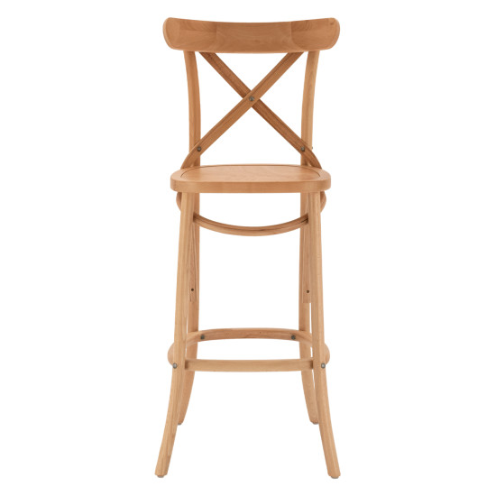 Σκαμπο μεσ.υψουσ gioliana hm8750.01 απο οξια φυσικο με plywood καθισμα 46x46x101υ εκ. ** Σκαμπο μεσ.υψουσ gioliana hm8750.01 απο οξια φυσικο με plywood καθισμα 46x46x101υ εκ. **