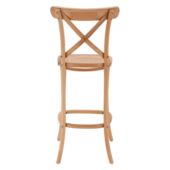 Σκαμπο μεσ.υψουσ gioliana hm8750.01 απο οξια φυσικο με plywood καθισμα 46x46x101υ εκ. ** Σκαμπο μεσ.υψουσ gioliana hm8750.01 απο οξια φυσικο με plywood καθισμα 46x46x101υ εκ. **