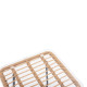 Τραπεζι μεταλλικο gerry hm5717 με wicker μπεζ 50x50x48,5 εκ. **