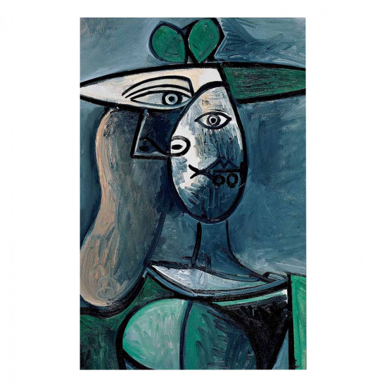 Πινακασ τυπου woman with green hat hm7193.01 45x70x3 εκ. **