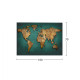 Πινακασ καμβασ world map hm7197.01 100x3x70 εκ. **