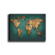 Πινακασ καμβασ world map hm7197.01 100x3x70 εκ. **