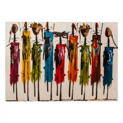 Πινακασ καμβασ colorful african art hm7197.02 100x3x70 εκ. **