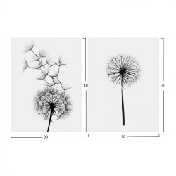 Πινακασ διπτυχο mdf πικραλιδα hm7203.02 60x40x2,7 εκ. ** Πινακασ διπτυχο mdf πικραλιδα hm7203.02 60x40x2,7 εκ. **