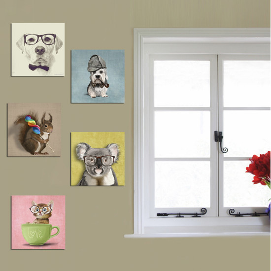 Πινακασ πενταπτυχο mdf clever pets hm7205.01 75x0,3x15 εκ. **