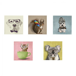 Πινακασ πενταπτυχο mdf clever pets hm7205.01 75x0,3x15 εκ. **