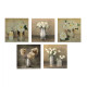 Πινακασ πενταπτυχο mdf romantic flowers hm7205.02 75x0,3x15 εκ. **