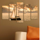 Πινακασ πενταπτυχο mdf sunset sailing hm7206.01 100x0,3x60 εκ. **
