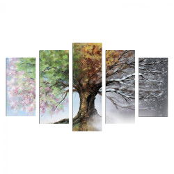 Πενταπτυχοσ πινακασ mdf four seasons hm7206.05 100x60x0,3 εκ. **