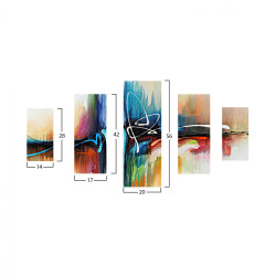 Πινακασ πενταπτυχο mdf 82χ56x3 hm7207.02 ** Πινακασ πενταπτυχο mdf 82χ56x3 hm7207.02 **