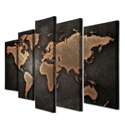 Πινακασ πενταπτυχο σε καμβα hm7331 105x3x70 εκ. **