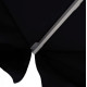 Επαγγελματικη ομπρελα alu τηλεσκοπικη hm6031.03 4x4x2,95-4μ με μαυρο ακρυλικο πανι **