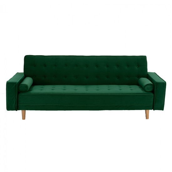 Καναπεσ κρεβατι salvador hm3150.13 βελουδο κυπαρισσι 223x90x80y εκ. **