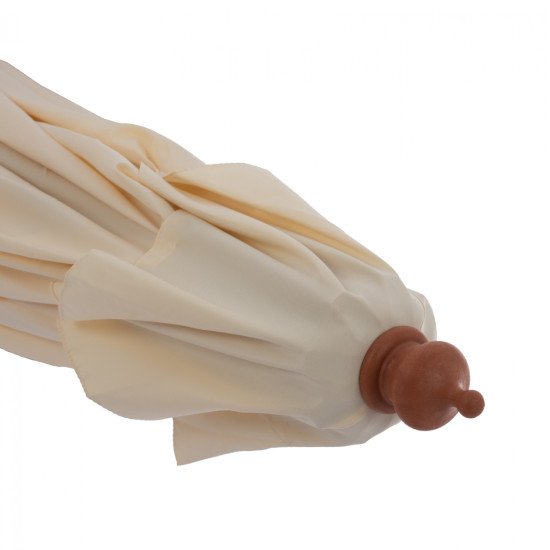 Ομπρελα επαγγελματικη wagner μακραμε κροσι μπεζ με ξυλινο σκελετο 3x3x2.50υm hm5778.01 **