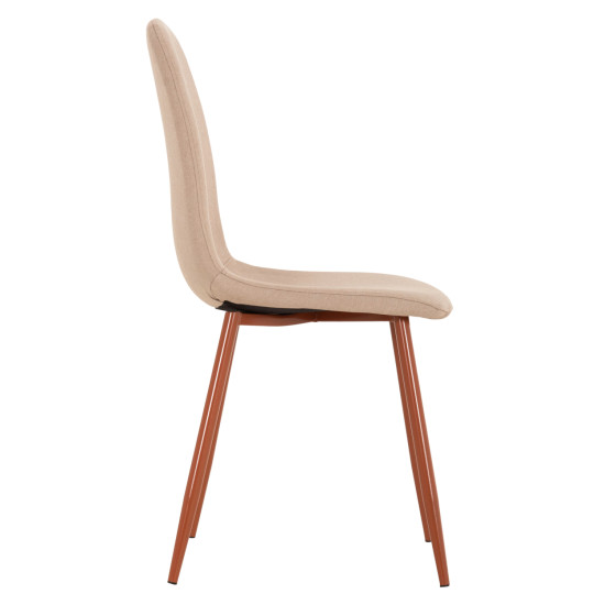 ΚΑΡΕΚΛΑ LEONARDO HM00100.07 ΥΦΑΣΜΑ ΜΠΕΖ ΚΑΙ ΚΑΦΕ ΜΕΤΑΛΛΙΚΑ ΠΟΔΙΑ 45x48x89.5Υεκ. - 4τεμ ** ΚΑΡΕΚΛΑ LEONARDO HM00100.07 ΥΦΑΣΜΑ ΜΠΕΖ ΚΑΙ ΚΑΦΕ ΜΕΤΑΛΛΙΚΑ ΠΟΔΙΑ 45x48x89.5Υεκ. - 4τεμ **