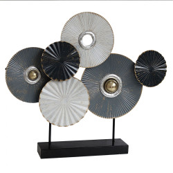 Επιτραπεζιο μεταλλικο διακοσμητικο hm7171 γκρι λευκο 65x9x54,5y εκ. ** Επιτραπεζιο μεταλλικο διακοσμητικο hm7171 γκρι λευκο 65x9x54,5y εκ. **