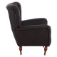 Πολυθρονα μπερζερα τ. chesterfield σε χρωμα καφε hm9217.03 87x88x100 εκ. **