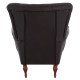 Πολυθρονα μπερζερα τ. chesterfield σε χρωμα καφε hm9217.03 87x88x100 εκ. **