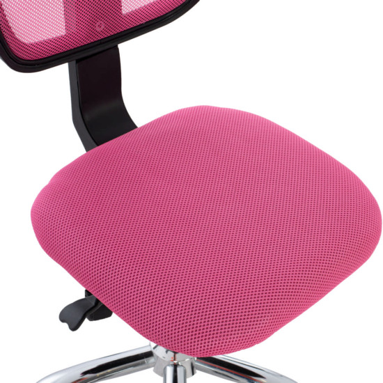 Καρεκλα γραφειου noemi hm1161.05 με ροζ καθισμα και πλατη 50x50x96 εκ. **