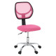 Καρεκλα γραφειου noemi hm1161.05 με ροζ καθισμα και πλατη 50x50x96 εκ. **