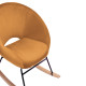 Πολυθρονα κουνιστη paulina hm8399.09 χρυσο βελουδο 76x86x76υ εκ. **