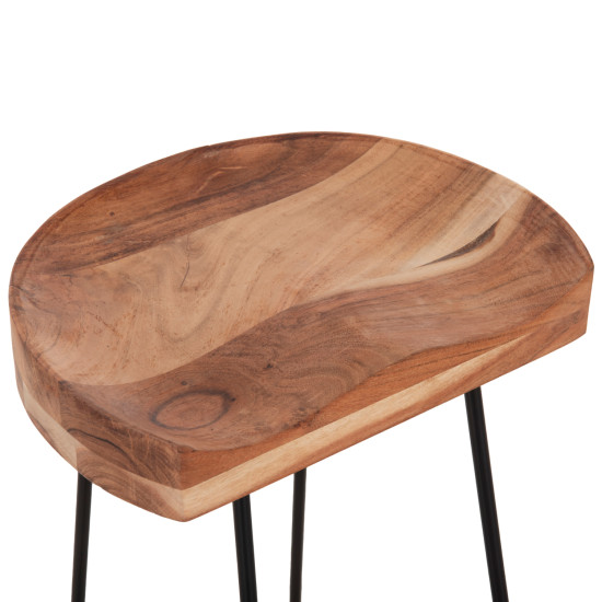 Σκαμπο bar eleanor hm8363.11 μασιφ ξυλο ακακιασ-μεταλλο 50x43x78υεκ. ** Σκαμπο bar eleanor hm8363.11 μασιφ ξυλο ακακιασ-μεταλλο 50x43x78υεκ. **