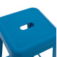 Σκαμπο bar μεταλλικο melita σε μπλε hm8642.08 43x43x78 εκ. **