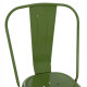 Καρεκλα μεταλλικη melita σε light olive green 43x50x82y εκ. hm8641.13 **
