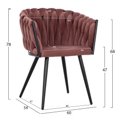 ΠΟΛΥΘΡΟΝΑΚΙ LUANDA ΒΕΛΟΥΔΟ ΣΑΠΙΟ ΜΗΛΟ ΚΑΙ ΜΕΤΑΛΛΙΚΑ ΠΟΔΙΑ HM8741.02 60x54x78 εκ. - 2τεμ ** ΠΟΛΥΘΡΟΝΑΚΙ LUANDA ΒΕΛΟΥΔΟ ΣΑΠΙΟ ΜΗΛΟ ΚΑΙ ΜΕΤΑΛΛΙΚΑ ΠΟΔΙΑ HM8741.02 60x54x78 εκ. - 2τεμ **