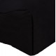 Πουφ tanea hm5807.04 μαυρο με uv protection 190x80x60υ εκ. **