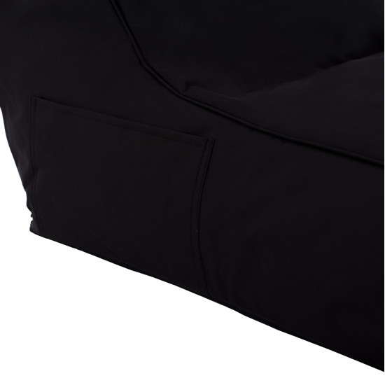 Πουφ tanea hm5807.04 μαυρο με uv protection 190x80x60υ εκ. **