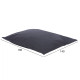 Πουφ anshu hm5808.02 γκρι με uv protection 140x180 εκ. **