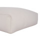 Πουφ yamin 2ατομων με textilene 600gr/m2 2x1 λευκο hm5773.11 140x140x40-60υεκ. **