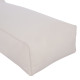 Πουφ ξαπλωστρα wadelin hm5774.11 με textiline λευκο 190x80x40-60υ εκ. **