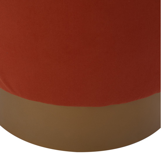 Σκαμπο vinde hm9260.02 κοραλι με χρυση βαση φ40x35 εκ. **