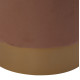 Σκαμπο vinde hm9260.04 καφε με χρυση βαση φ40x35 εκ. **