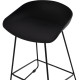 ΣΚΑΜΠΟ ΜΠΑΡ NAILA HM9299.02 ΜΑΥΡΟ ΜΕΣΑΙΟΥ ΥΨΟΥΣ 44x44x74Yεκ. - 2τεμ **