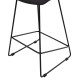 ΣΚΑΜΠΟ ΜΠΑΡ NAILA HM9299.02 ΜΑΥΡΟ ΜΕΣΑΙΟΥ ΥΨΟΥΣ 44x44x74Yεκ. - 2τεμ **