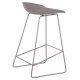ΣΚΑΜΠΟ ΜΠΑΡ NAILA HM9299.10 ΓΚΡΙ ΜΕΣΑΙΟΥ ΥΨΟΥΣ 44x44x74Yεκ. - 2τεμ **