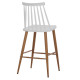 ΣΚΑΜΠΟ ΜΠΑΡ VANESSA HM9300.01 ΛΕΥΚΟ ΜΕΣΑΙΟΥ ΥΨΟΥΣ 43x45x97Υεκ. - 2τεμ **