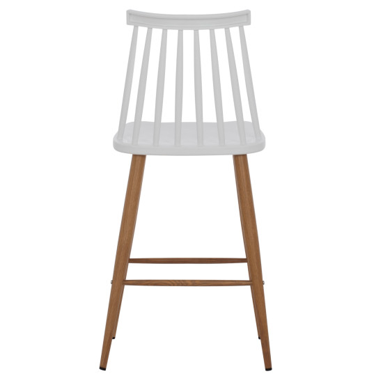 ΣΚΑΜΠΟ ΜΠΑΡ VANESSA HM9300.01 ΛΕΥΚΟ ΜΕΣΑΙΟΥ ΥΨΟΥΣ 43x45x97Υεκ. - 2τεμ **