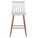 ΣΚΑΜΠΟ ΜΠΑΡ VANESSA HM9300.01 ΛΕΥΚΟ ΜΕΣΑΙΟΥ ΥΨΟΥΣ 43x45x97Υεκ. - 2τεμ **