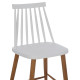 ΣΚΑΜΠΟ ΜΠΑΡ VANESSA HM9300.01 ΛΕΥΚΟ ΜΕΣΑΙΟΥ ΥΨΟΥΣ 43x45x97Υεκ. - 2τεμ **