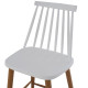 ΣΚΑΜΠΟ ΜΠΑΡ VANESSA HM9300.01 ΛΕΥΚΟ ΜΕΣΑΙΟΥ ΥΨΟΥΣ 43x45x97Υεκ. - 2τεμ **
