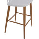 ΣΚΑΜΠΟ ΜΠΑΡ VANESSA HM9300.01 ΛΕΥΚΟ ΜΕΣΑΙΟΥ ΥΨΟΥΣ 43x45x97Υεκ. - 2τεμ **