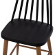 ΣΚΑΜΠΟ ΜΠΑΡ VANESSA ΜΑΥΡΟ ΜΕΣΑΙΟΥ ΥΨΟΥΣ HM9300.02  43x45x97Υεκ. - 2τεμ **