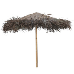 Ομπρελα ψαθινη τροπικη με αντηριδεσ φ240x270υ εκ.hm5897 **