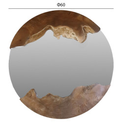 Καθρεπτησ hm9360 απο μασιφ ξυλο τeak φυσικο 60x5εκ. ** Καθρεπτησ hm9360 απο μασιφ ξυλο τeak φυσικο 60x5εκ. **